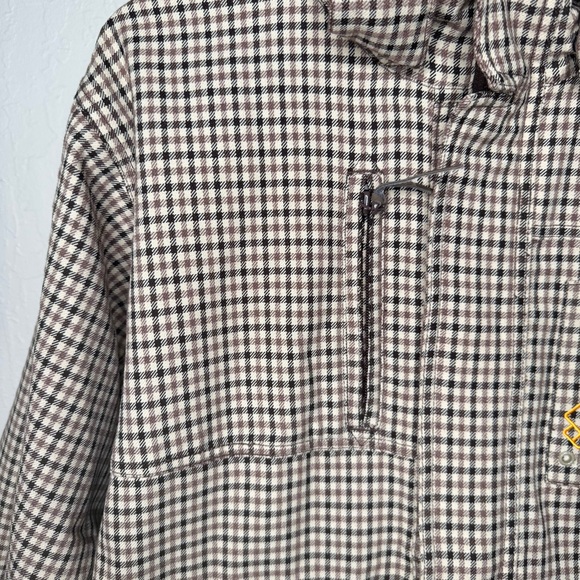 SPECIAL BLEND Men’s Checkered Snowboard Ski Jacket Waterproof Brown & Tan XS - Picture 7 of 15